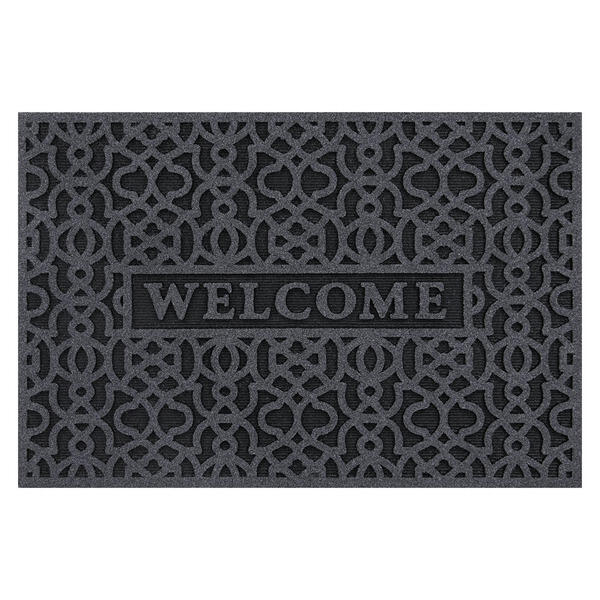 Belavi 24" x 36" All Seasons Doormat - Welcome Granite