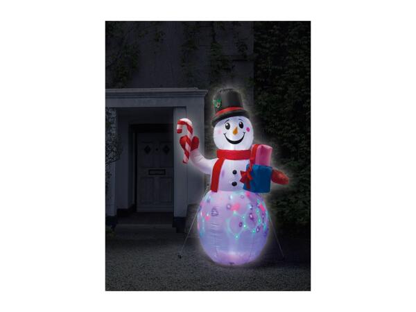 Livarno Home Snowman Inflatable LED Christmas Decoration