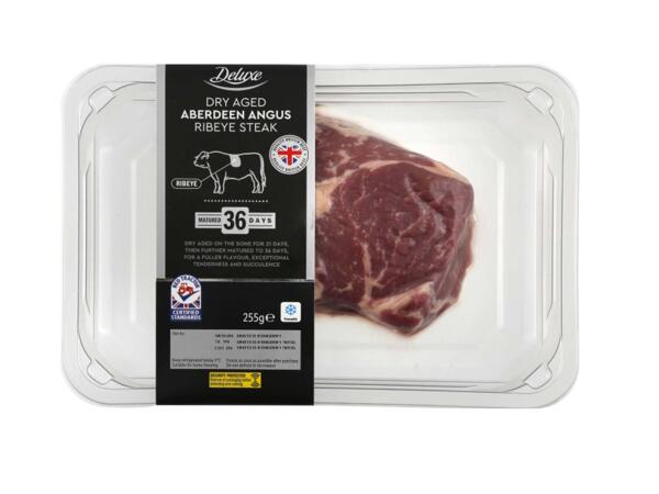 Deluxe Dry Aged Aberdeen Angus Beef Ribeye Steak