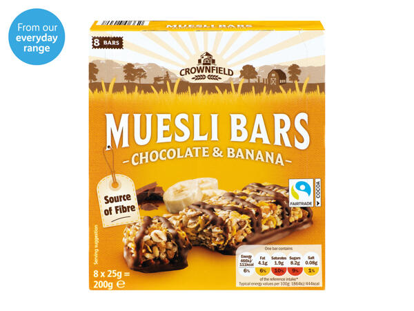 Crownfield Muesli Bars Assorted