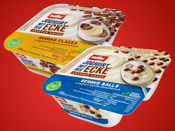 Joghurt mit der Ecke