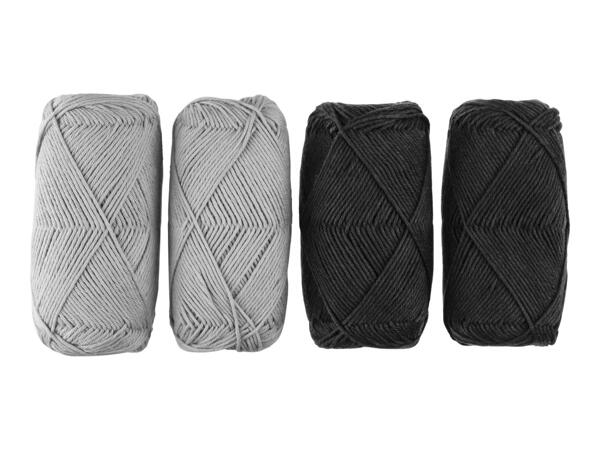 Crelando Cotton Yarn Set - Coaster Crochet Set