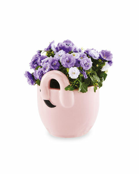 Ceramic Flamingo Pot