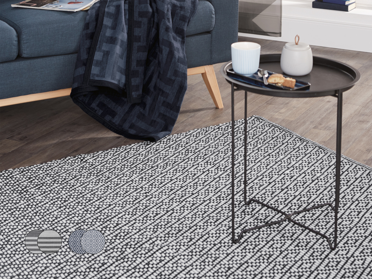 Tapis double face