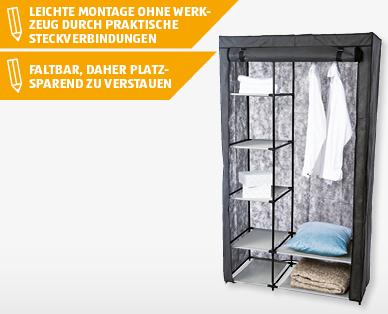 EASY HOME(R) Faltbarer Kleiderschrank