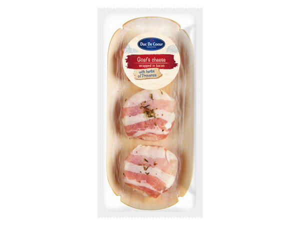 Ziegenkäse mit Speck