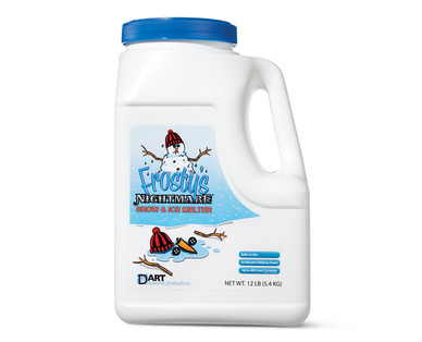 Frosty's Nightmare Winter De-Icing Salt Jug