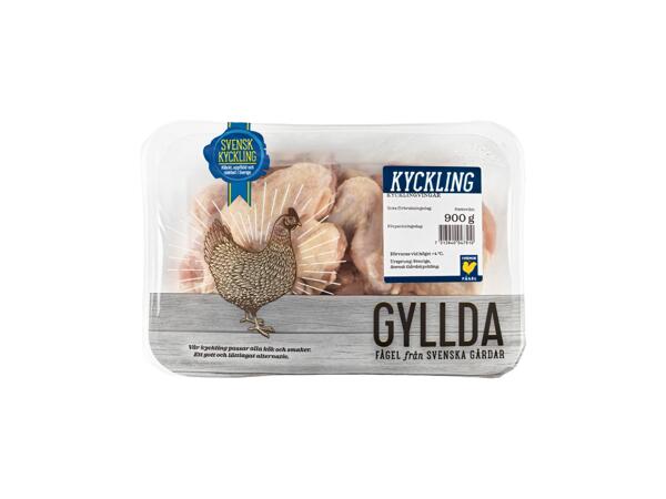 Färska kycklingvingar