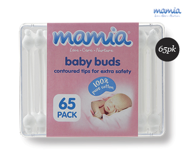 MAMIA BABY COTTON BUDS 65PK