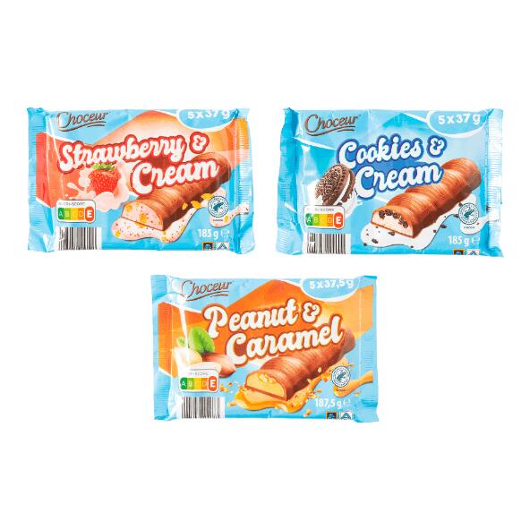 CHOCEUR(R) Gevulde chocoladerepen