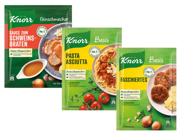 Knorr Basis oder Feinschmecker Sauce
