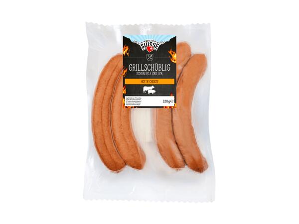 Schüblig barbecue au piment et au fromage