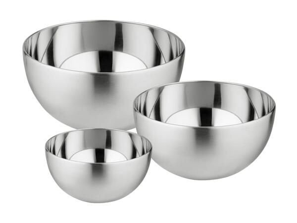 SILVERCREST(R) Skålesæt af rustfrit stål