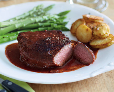 South African Ostrich Steak in Marrakesh Sauce