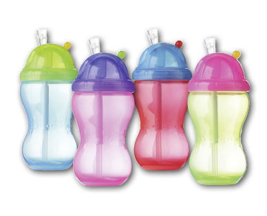 NÛBY™ Trinkhalmflasche