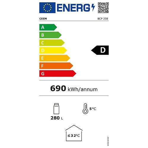 CEEM Flaschenkühlschrank L BCP258