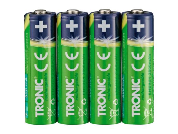 Tronic AA NiMH Rechargeable Batteries - 4 Pack
