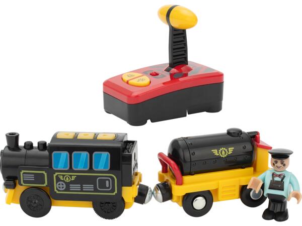 Remote Control Vehicle For Wooden Rail
