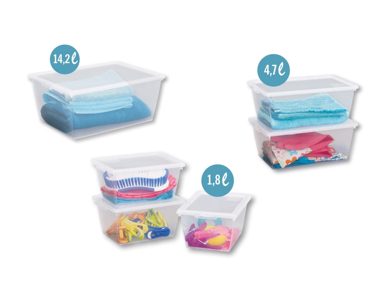 Assortiment de boîtes de rangement