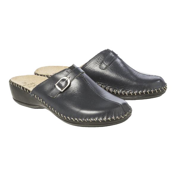 Lederen pantoffels voor dames