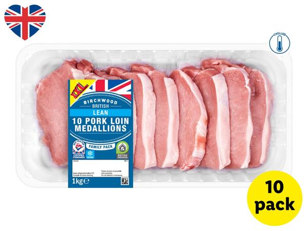 10 British Pork Loin Medallions