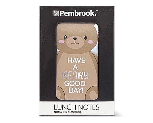 Pembrook Lunch Notes