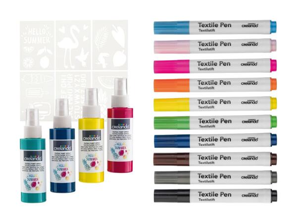 CRELANDO(R) Tekstilspray eller -stifter