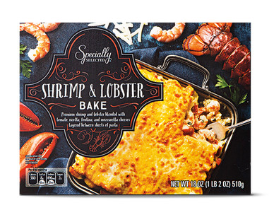 Specially Selected Lobster Mac & Cheese or Shrimp & Lobster Bake