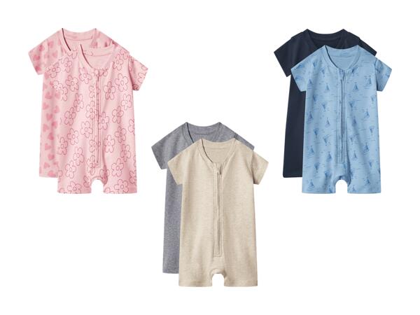 Pyjamas combinaisons, set de 2
