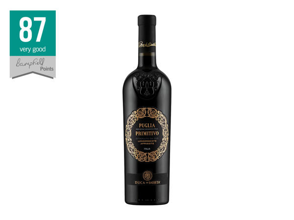 Duca di Sasseta Puglia Primitivo Leggermente Appassite