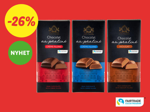 Choklad med fyllning