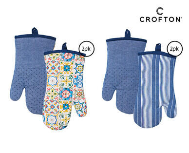 Double Oven Glove or Oven Mitt 2pk