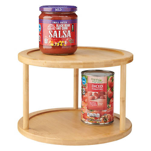2 Tier Bamboo Kitchen Organizers