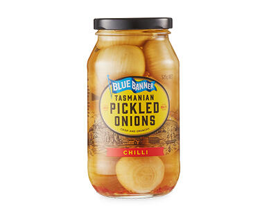 Blue Banner Chilli Pickled Onions 525g