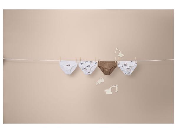 Boys' briefs, 4 pieces