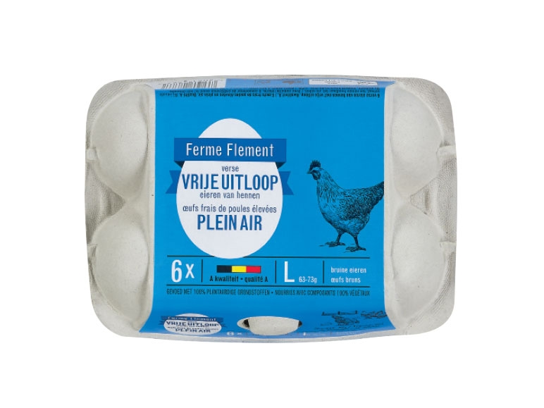 Eieren vrije uitloop