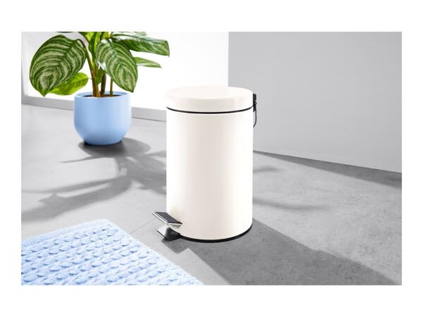 Livarno Home White Pedal Bin