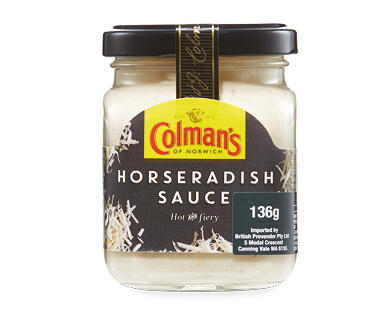 Colman's Horseradish Sauce 136g or Mint Sauce 165g