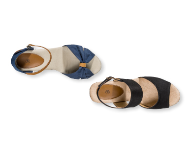 Espadrilles à plateau pour femmes BLUE MOTION