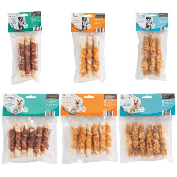 Rouleaux à mâcher pour chiens