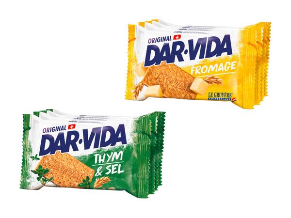 Crackers au fromage Dar-Vida, pack de 3