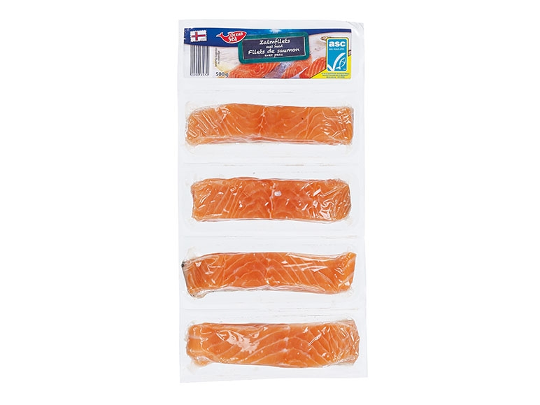 Zalmfilet met vel