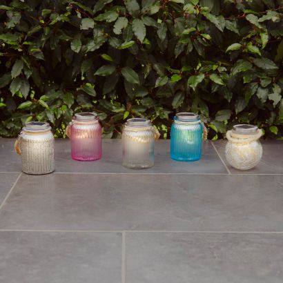 LED-Dekorationsglas mit Solarenergie