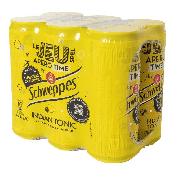 SCHWEPPES(R) 				Indian Tonic, 6 St.