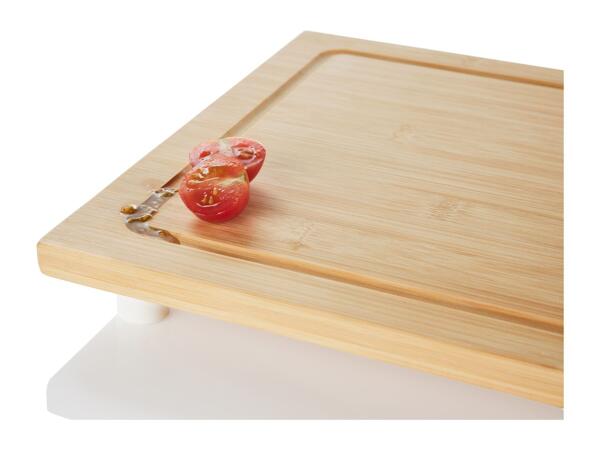 Livarno Home Bamboo Chopping Board - Hob Cover