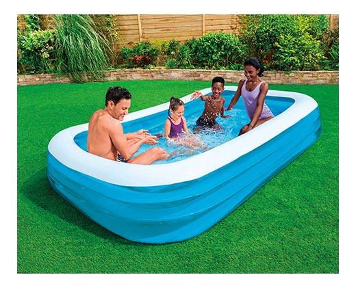 H2O GO! Blue Rectangular Pool