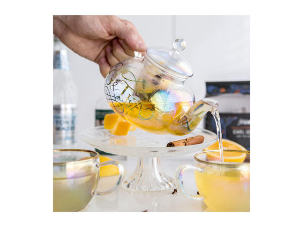 Root7 Gin Teapot & Tea Cups Gift Set