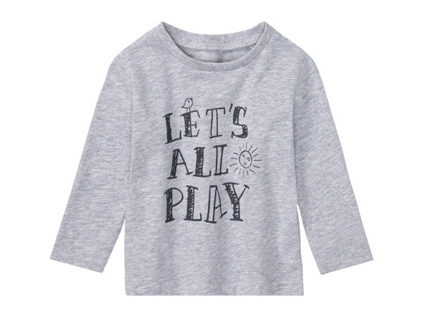 Lupilu Baby Long Sleeve Tops - 3 pack