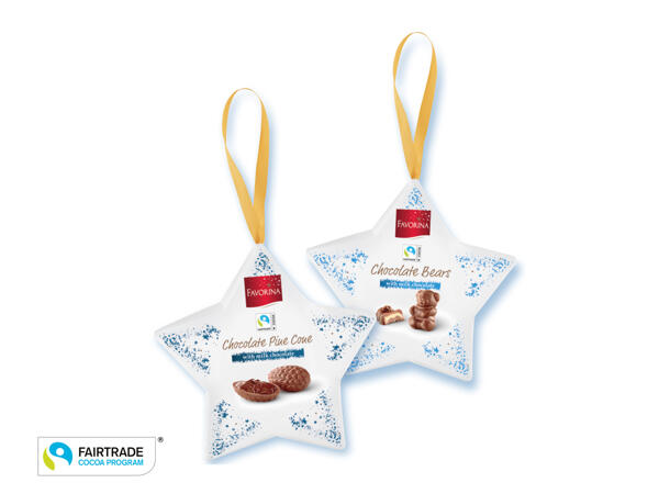 Chokladpraliner i stjärnask