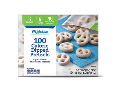 Fit & Active 100 Calorie Dipped Pretzels